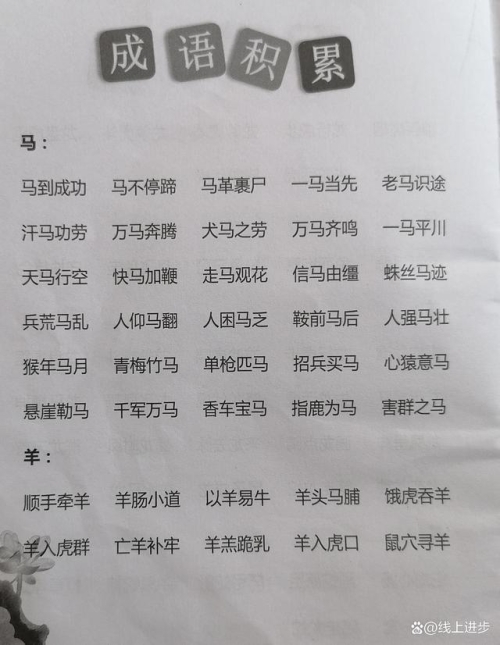 马字成语大全四字成语：领略中华传统文化的魅力